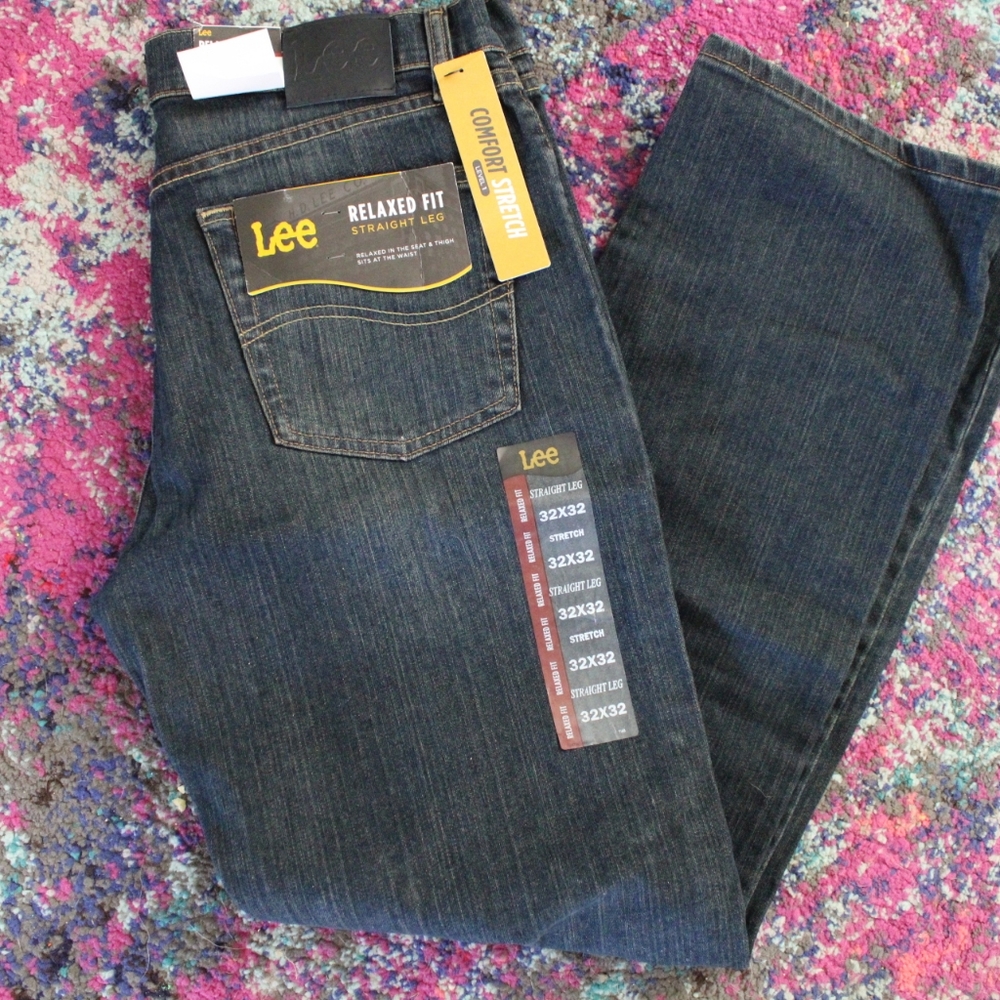 Men's Lee Jean Relaxed Fit Straight Leg